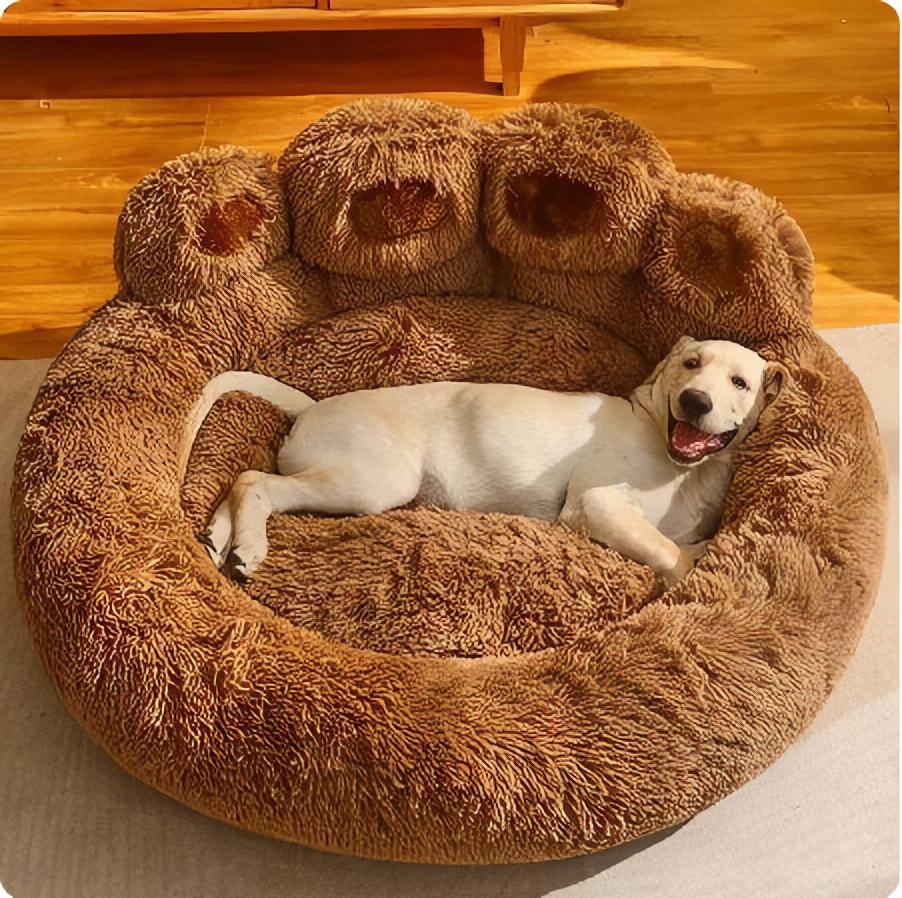 Fluffy Dog & Cat Bed 🐾 | Soft, Washable & Super Cozy