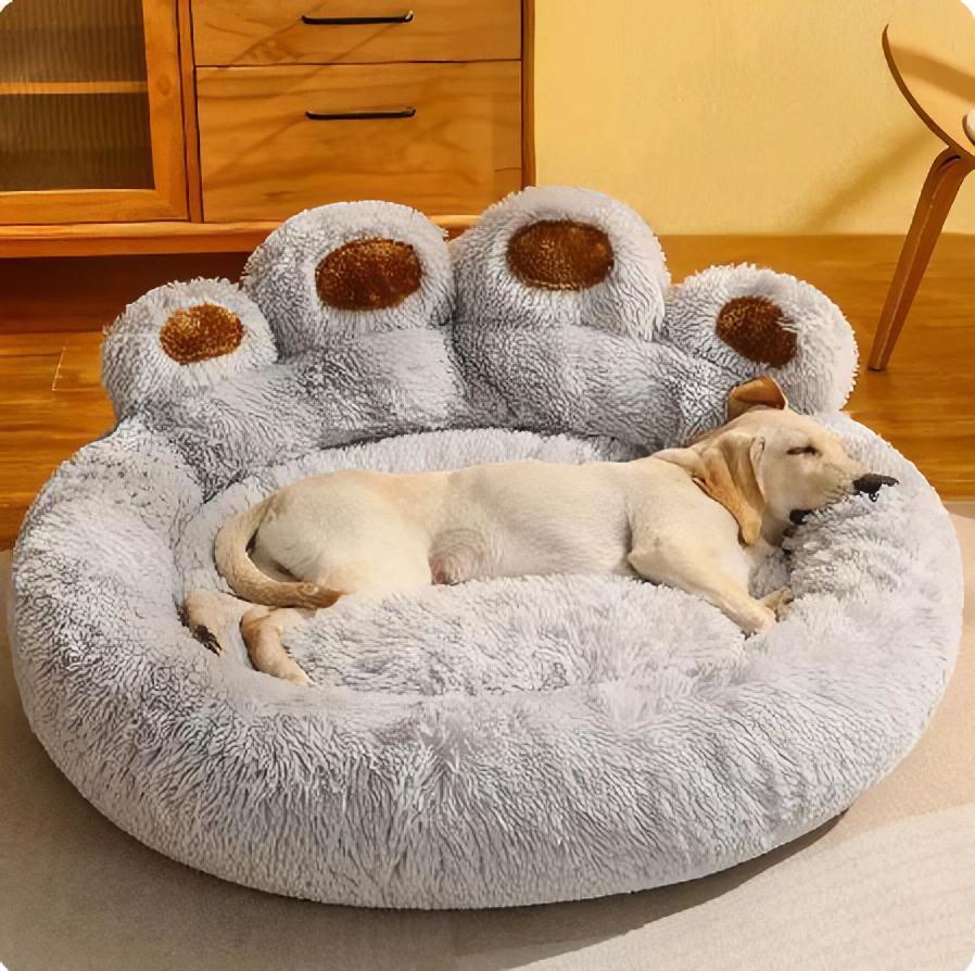 Fluffy Dog & Cat Bed 🐾 | Soft, Washable & Super Cozy