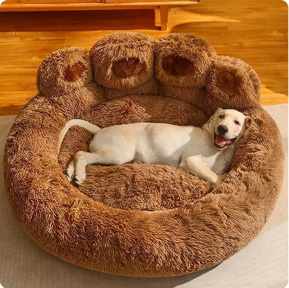 Fluffy Dog & Cat Bed 🐾 | Soft, Washable & Super Cozy